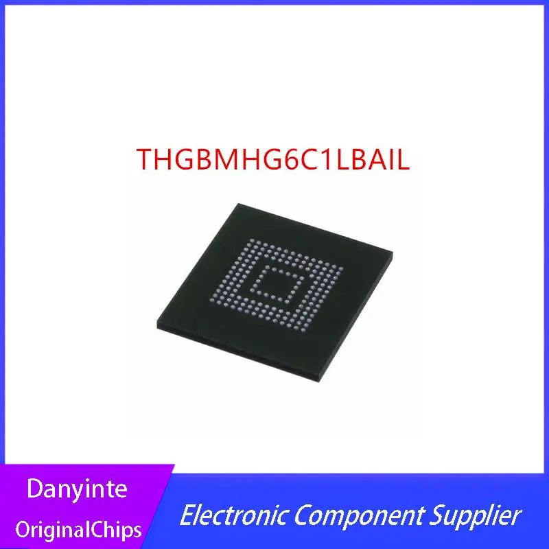 

NEW Original THGBMHG6C1LBAIL BGA153Ball EMMC5.1 5.1 8GB Memory BGA-153