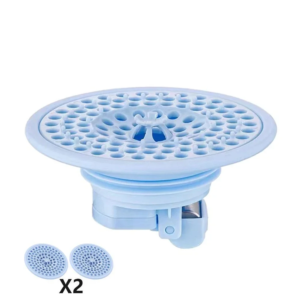 

Hair Filter Sink Anti-blocking Strainer Bathtub Shower Floor Drain Stopper Silicone Kitchen Deodorant Plug Bathroom Accessories