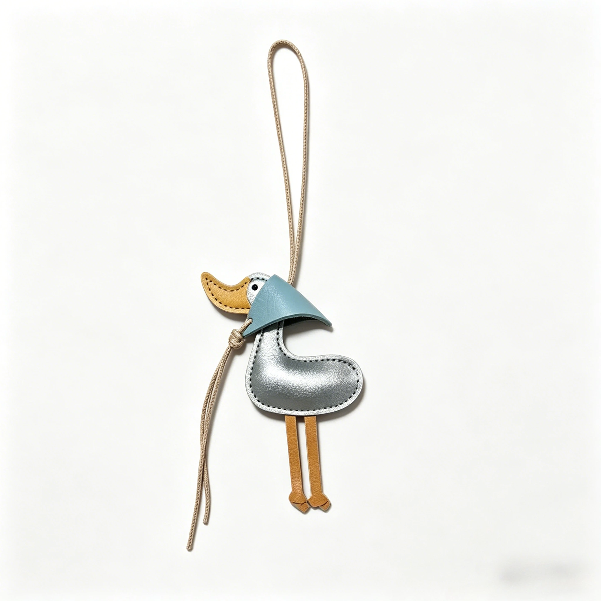 Glückliche Ente Kleine Gelbe Ente Taschenanhänger, DIY Taschenanhänger Schlüsselanhänger, Niedliche Kreative Taschendekoration, Modisches PU-Leder Taschenornament