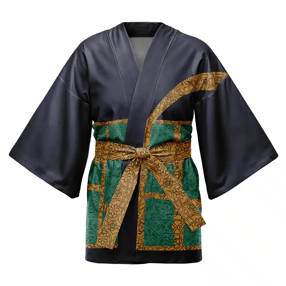Spring and Summer Simple Commuting Style Kimono for Daily Travel Niche and Non Collision Style
