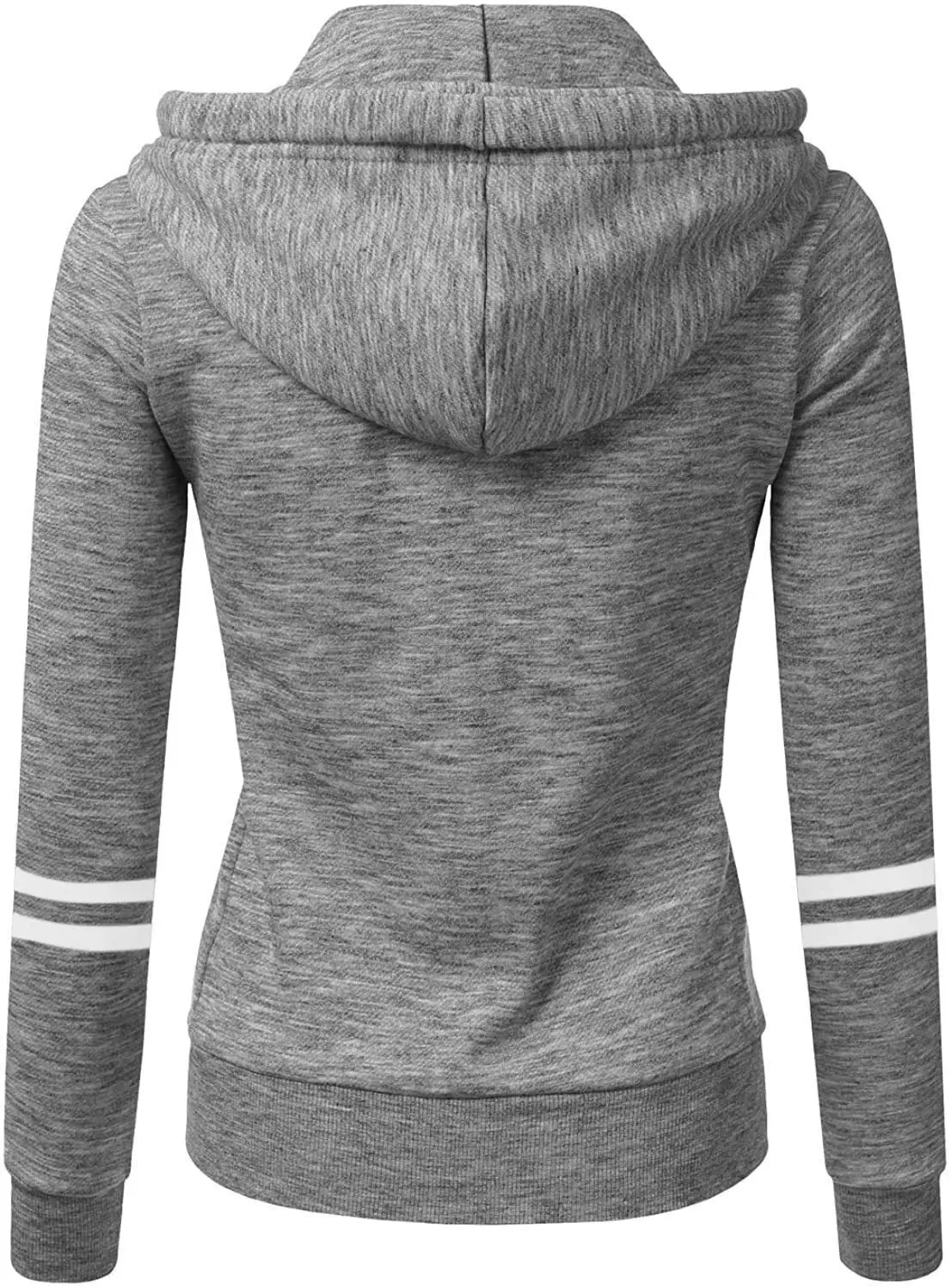 ฤดูใบไม้ผลิฤดูใบไม้ร่วงผู้หญิงกีฬาเสื้อสเวตเตอร์ถักซิป Hooded Sweatshirt Casual Streetwear ผู้หญิงเสื้อแขนยาว