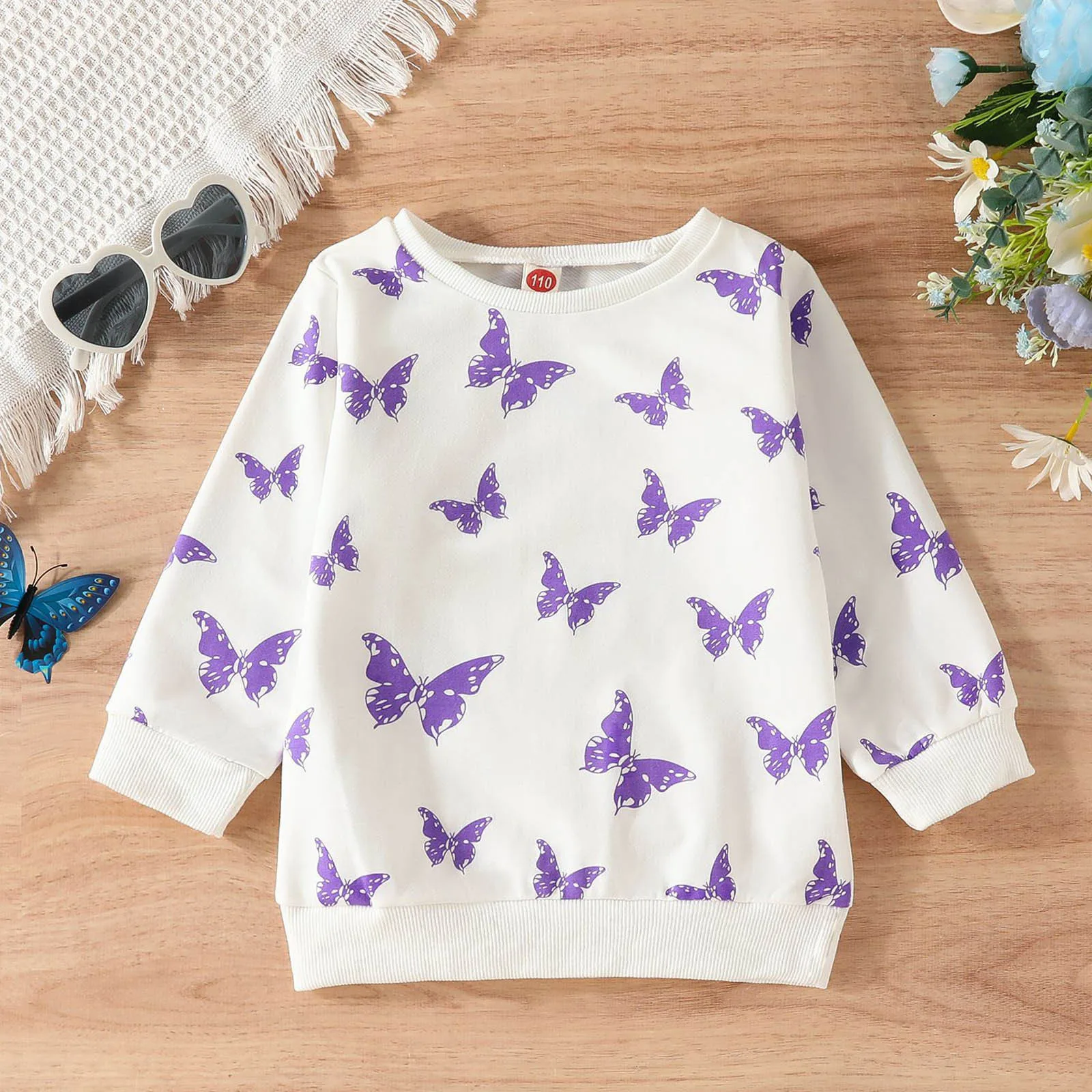 

2024 Kids Boy Girls Print Sweatshirts Baby Toddler Cotton Pullover Outwear Costume Printing Stitching Sweatshirt Hot Selling