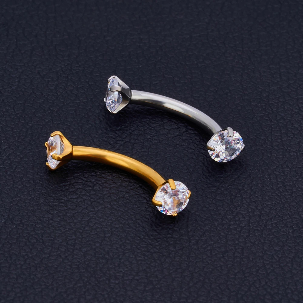 1/5/10pcs G23 티타늄 피어싱 Labret 스터드 립 코 피어싱 키트 눈썹 C로드 바디 쥬얼리 ASTM-F136 연골 귀걸이