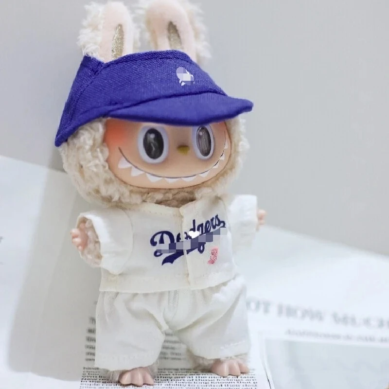

Official Labubu Doll Clothes 15cm/17cm - Baseball Jersey & Party Outfit for Sitting Labubu (DIY Fashion Gift Set)