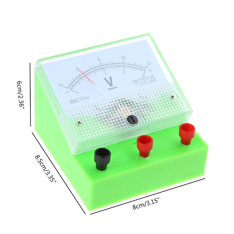 جهاز اختبار الجهد الكهربائي DCAmmeter Voltmeter عالي الدقة لمختبرات العلوم في المدارس الثانوية