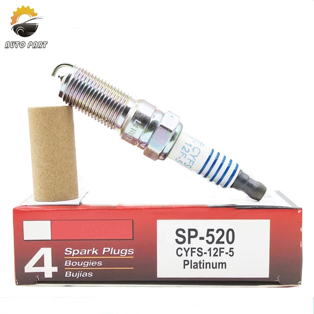 

SP-520 CYFS12F5 Platinum Spark Plug 4/6PCS For Ford Lincoln MKT Transit F-150 Edge SP520 CYFS-12F-5 SP 520