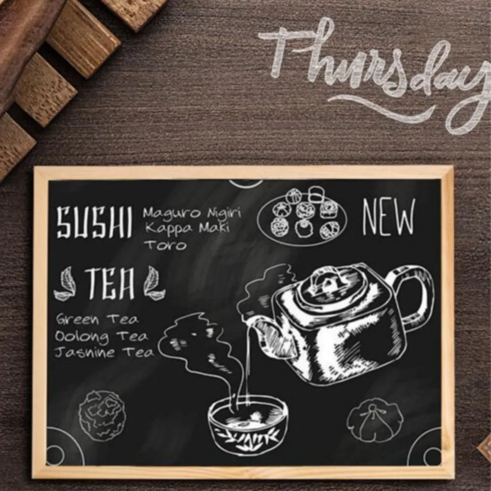 

Easy to Install Hanging Writable thickened Blackboard Practice Writing Erasable small Chalkboard For children's home teaching