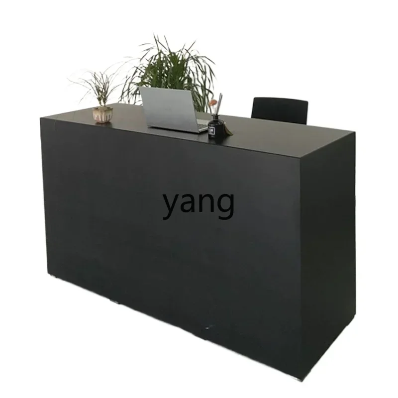 XYY checkout page Simple modern black cabinet Clothing shop Barber shop Paint bar