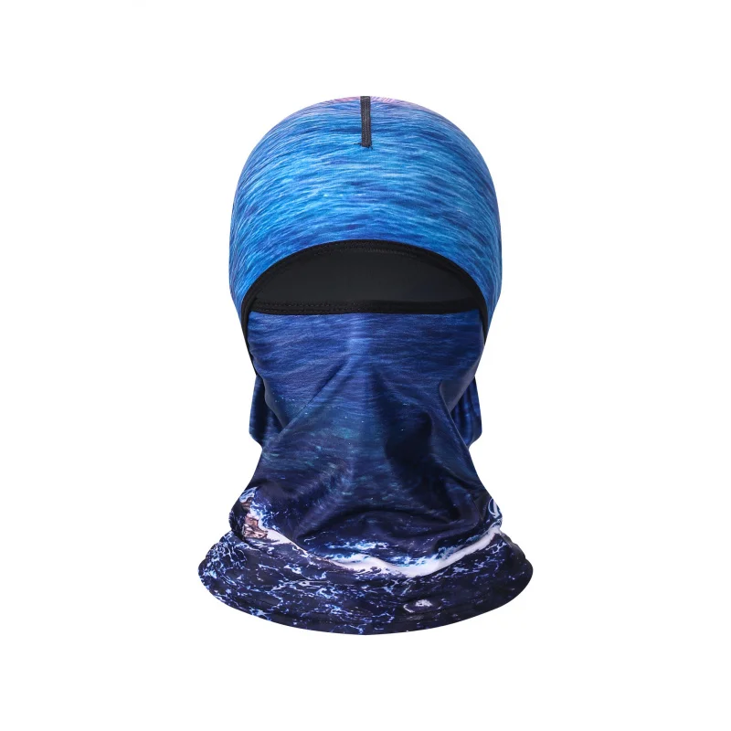 

Dengbaite Motorcycle Head Cover Summer Ice Silk Face Mask Full Face Sunshade for Women Fishing Running Cycling Sun Protection He