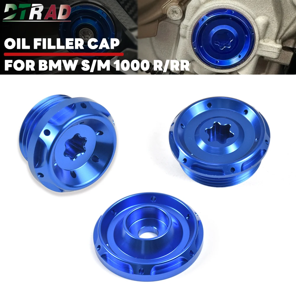 For BMW S1000RR 2019-2026 S1000R M1000R/RR 2021-2025 CNC Aluminum Timing Inspection Plug/Exhaust Bracket Bushing/Oil Filler Cap