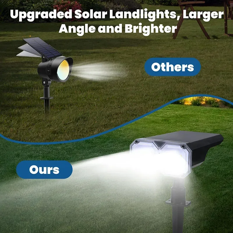 Outdoor Solar Tree Light Courtyard Ultra Bright Induction Ground Inserted Light Garden Landscape Tree Lighting Waterproof IP55