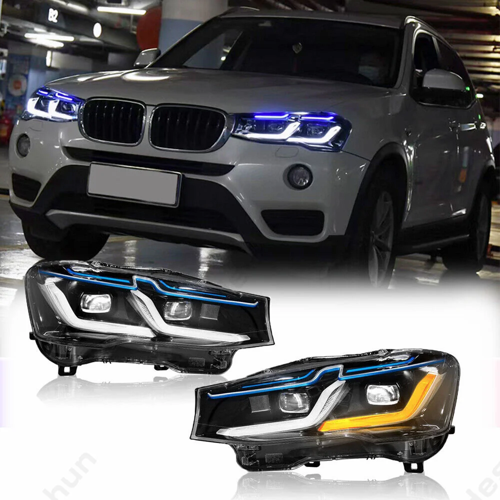 

Car Headlight Assembly For BMW 2010 2011 2012 2013 2014 2015-2017 X3 F25 X4 F26 LED Headlight Projector Lens Front DRL Signal