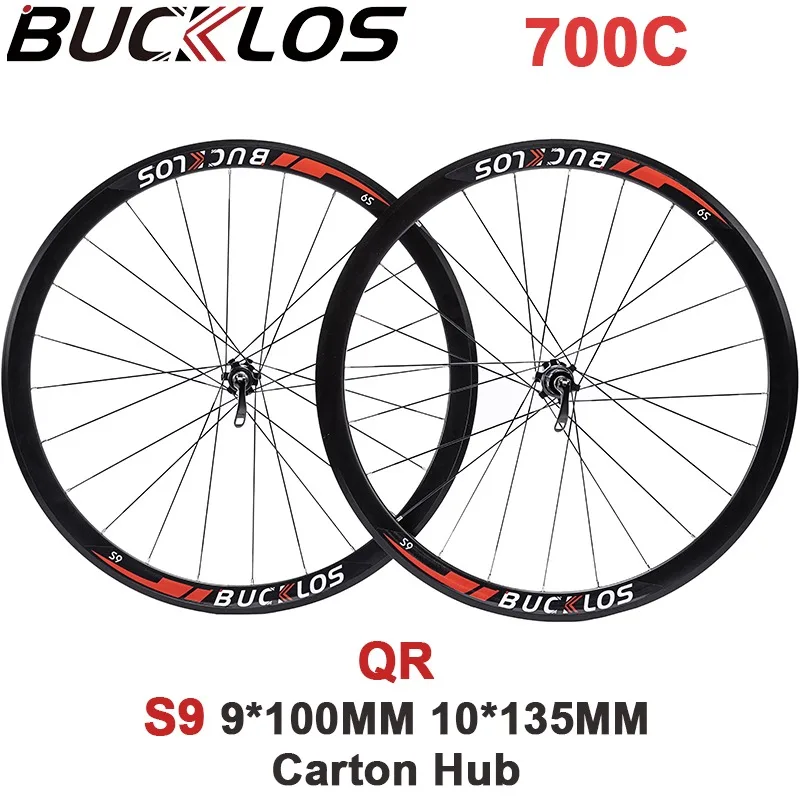 

BUCKLOS Road Bike Wheelset 700C Bicycle Wheelset 23-25C 18-25C 30/40MM Road Bicycle Wheels 9*100/10*135mm Speed Cycling Wheel