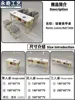 새로운 스마트 진공 청소기 매니큐어 테이블과 의자 세트 싱글 더블 트리플 다기능 매니큐어 테이블 대리석 데스크탑 TYMT 2