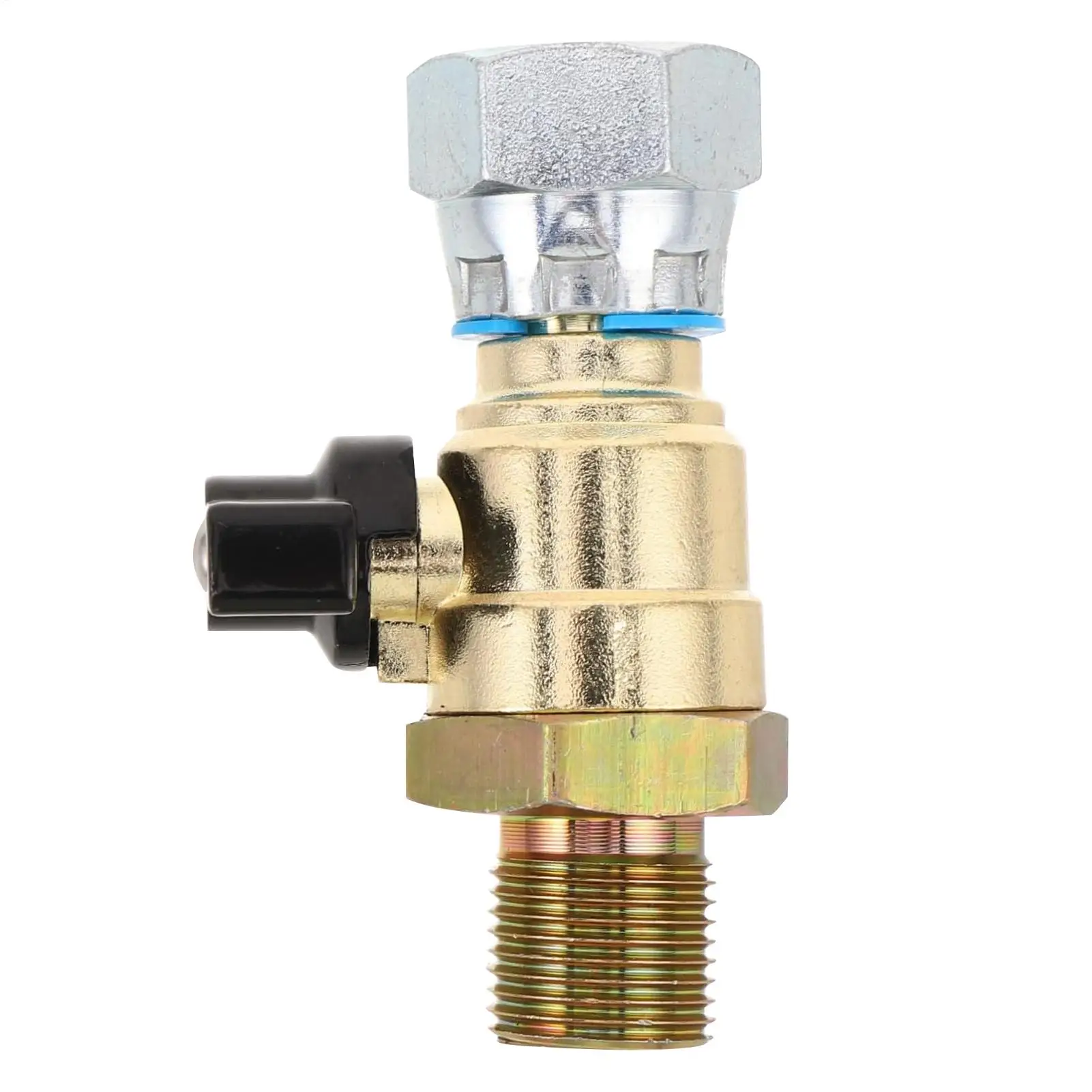 Air Brake Control Valve 18mm Thread Front Wheel Replacement Shutoff Parts Truck Front Wheel Air Brake Valve For Home Garage