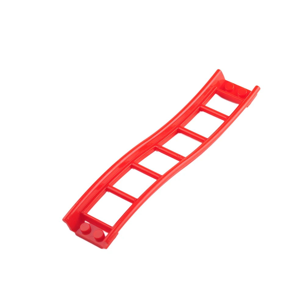 10PCS 34738 Compatible Building Blocks 2x16x3 Roller Coaster Arc Track Parts Technology Education MOC Red/Gray Optional