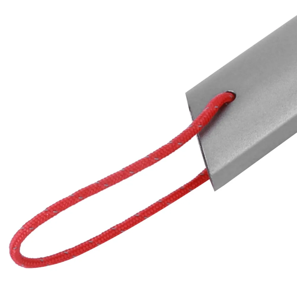Durable Aluminum Alloy Camping Hammer Portable Heavy Duty Tent Stake Hammer Gray Camping Claw Hammer Hiking view 3