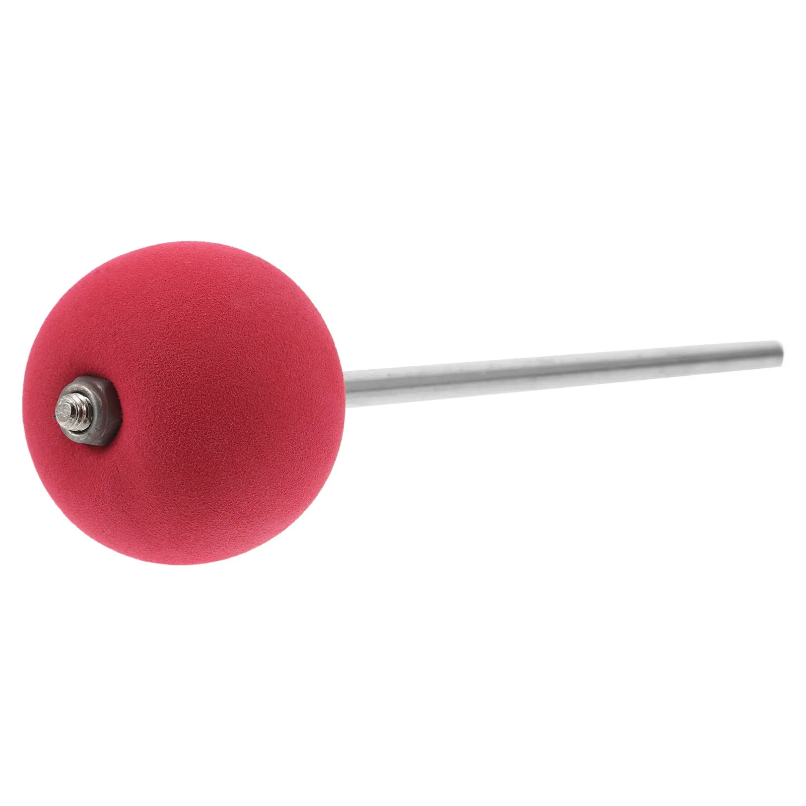 Martelo de Espuma Macia Vermelho para Cajon, Caixa e Pedal de Bumbo - Peça de Reposição Ergonômica para Instrumentos de Percussão