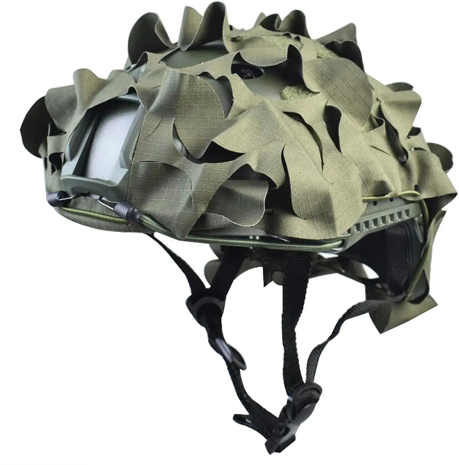 Fast PJ Tactical Helmet Military Gear Combat Fast Helmet Mesh Camo Camouflage Tactical Helmet Cover Military Tactical Equipment