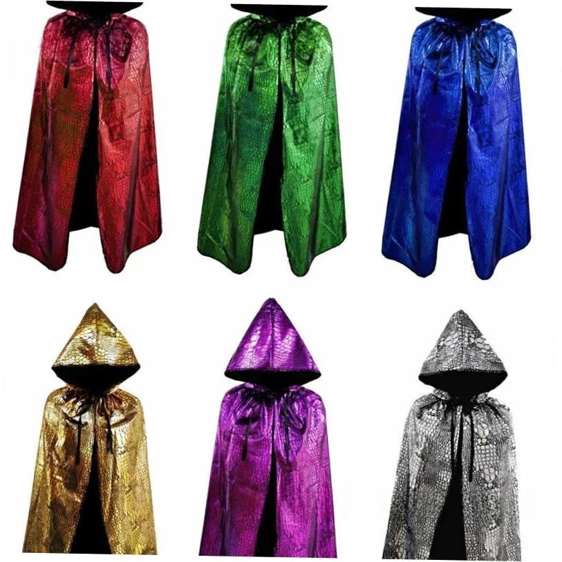 

loween Reaper Cloak Cosplay Wizard Witch Prince Princ Women's Traditional Costume Stage Performance Hanfu T Top