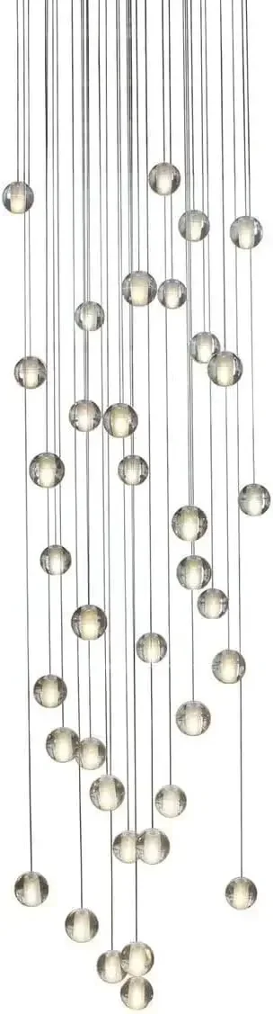 

GHJUYIOL YECTSKIGlobe Led Chandelier Brass Glam Modern Contemporary Metal Bulbs Included Dimmable Sloped Ceiling Adaptable