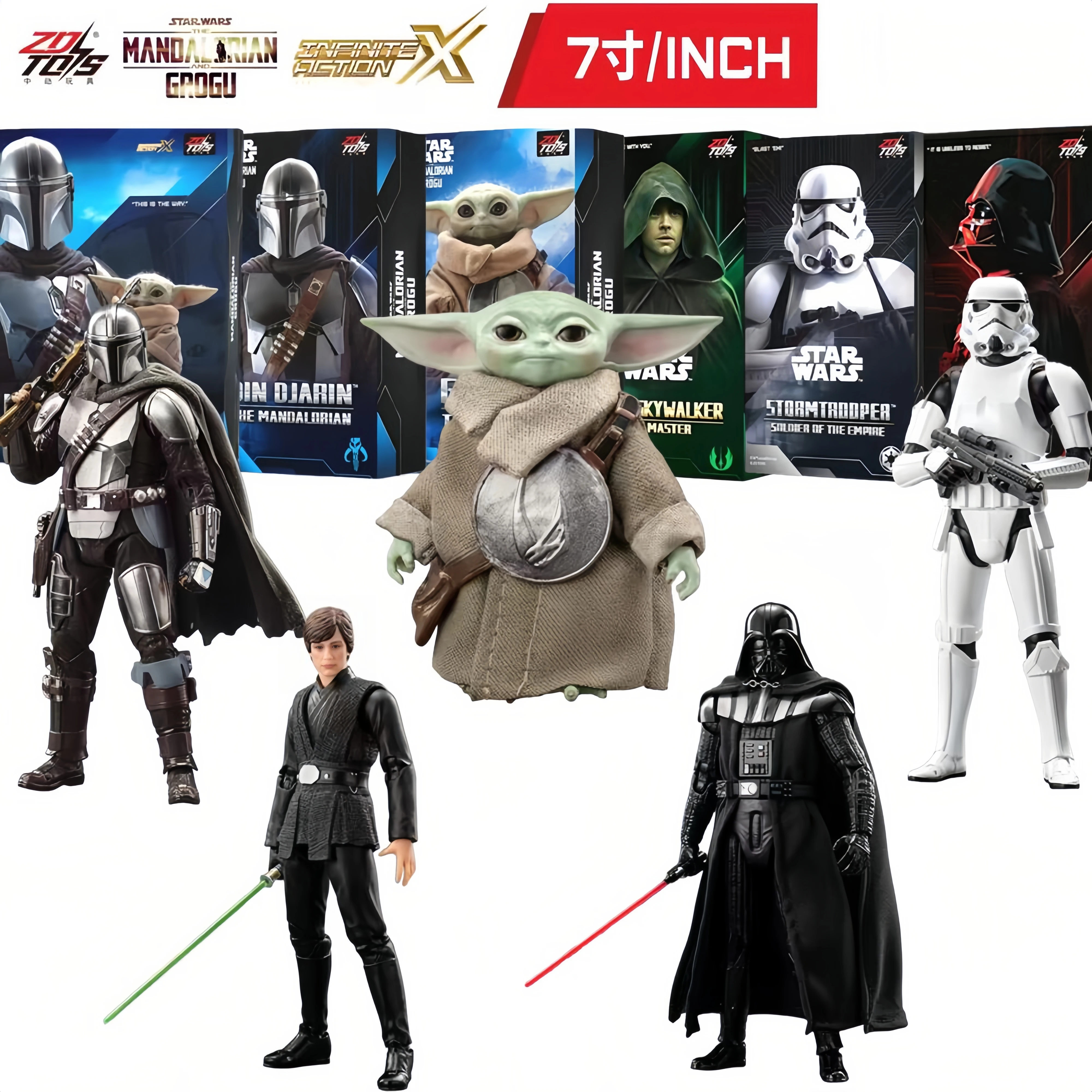 Baby Yoda Products - Nouvelle figurine d'action Star Wars ZD