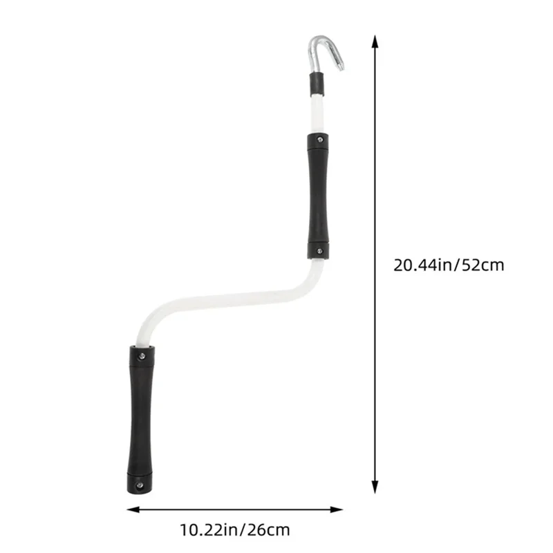 AT19-RV Luifel Crank Handvat Hand Crank Bar Universele Luifel Intrekbare Hand Crank Handvat Voor De Meeste RV Luifel