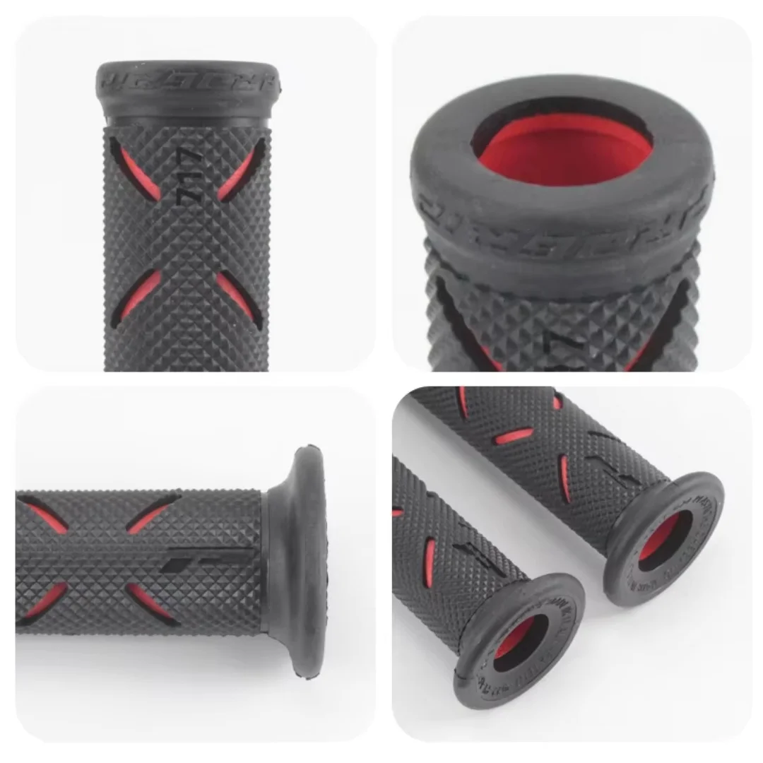 1pair 22mm Motorcycle Rubber Handlebar Grips Non-slip Motorbike Modification Parts Handles For Honda Suzuki Ducati Benelli image 4