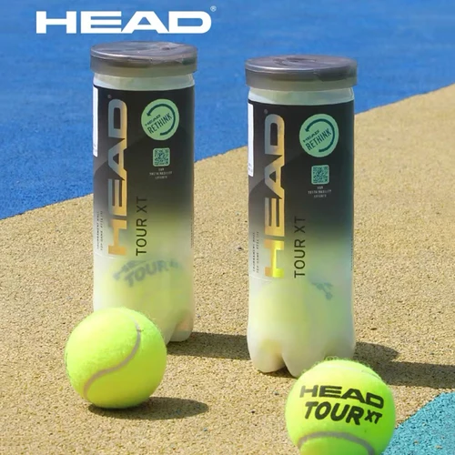 Pelotas de tenis profesionales HEAD, pelotas de tenis de entrenamiento de competición, pelota de tenis TOUR XT de alta resistencia elástica, 3 piezas por lata
