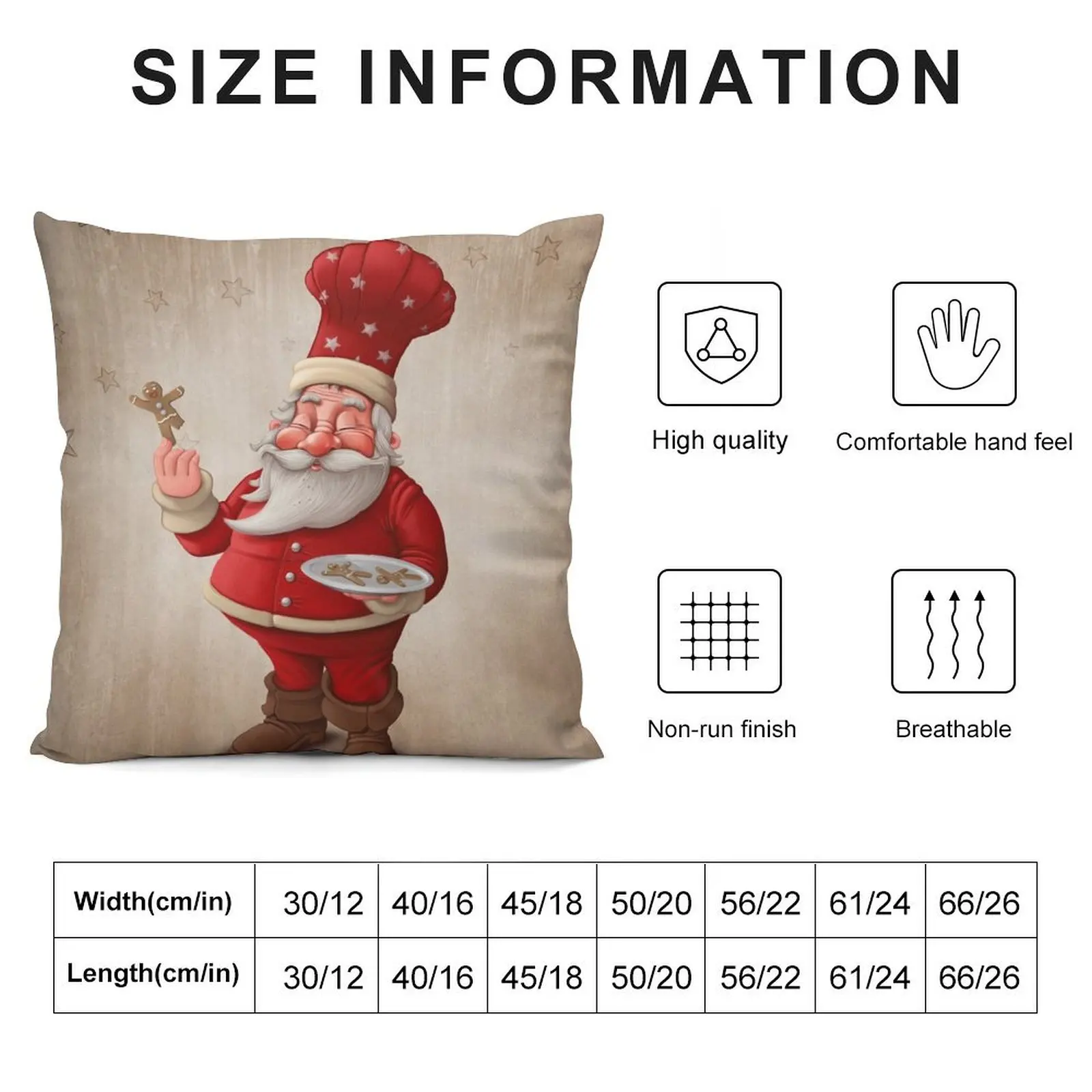 Santa Claus pastry cook Throw Pillow Cushion Cover Luxury Cushion Cover For Sofa pillow