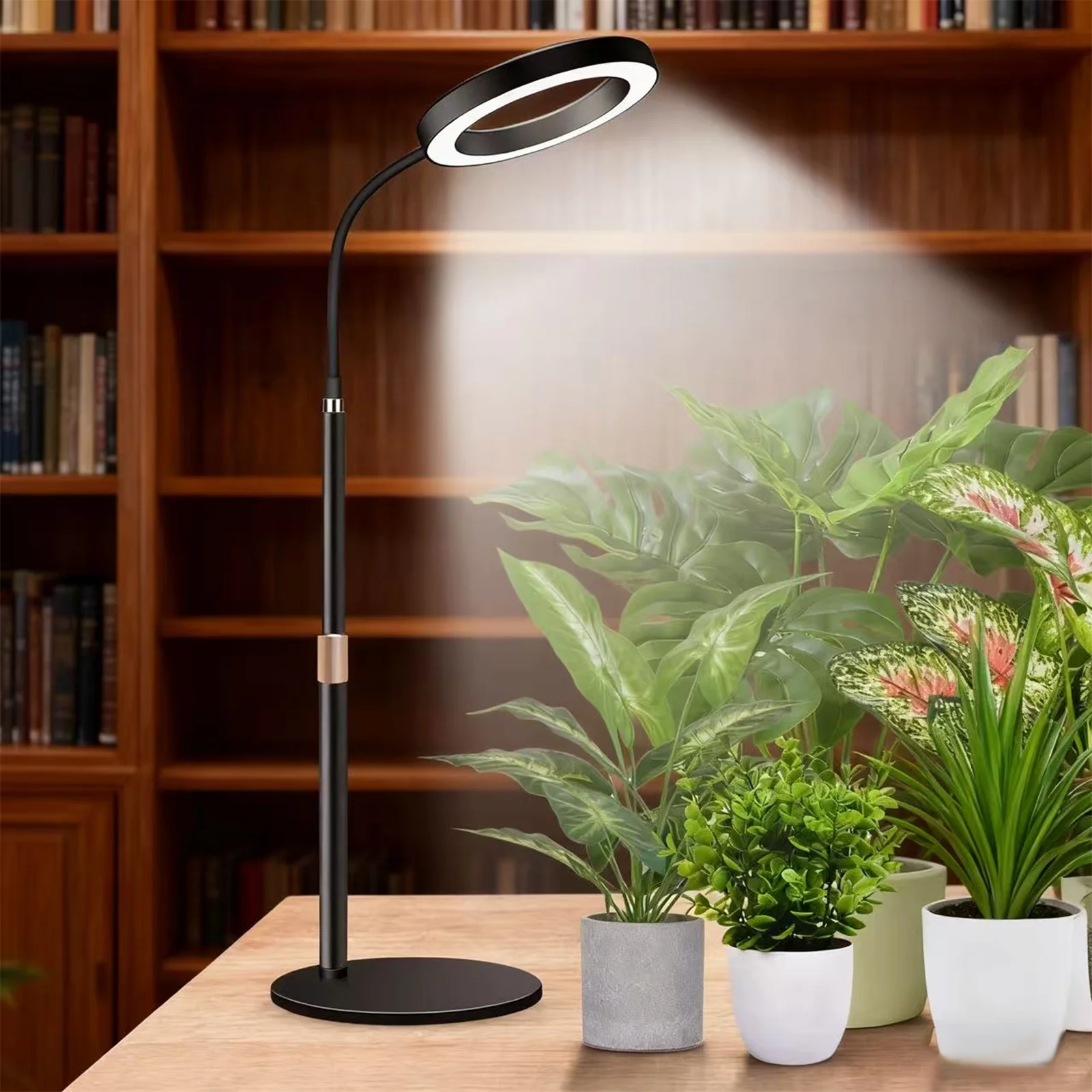 

Grow Lights for Indoor Plants,Large Plant Light with 3 Timers, Full Spectrum Plant Lamp, Height Adjustable for Tall Plants