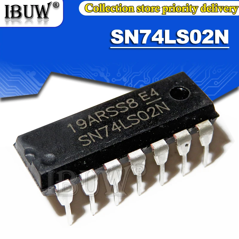 10PCS SN74LS02N DIP14 SN74LS02 74LS02N 74LS02 DIP Integrated IC