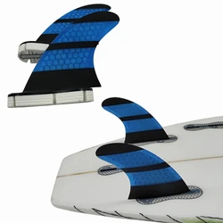 Surfboard Rear Fins UPSURF FCS2 Twin Fins Set Honeycomb Fiberglass Surf Fins Double Tabs2 Fin For Fishboard,Twin Fins Board Twin