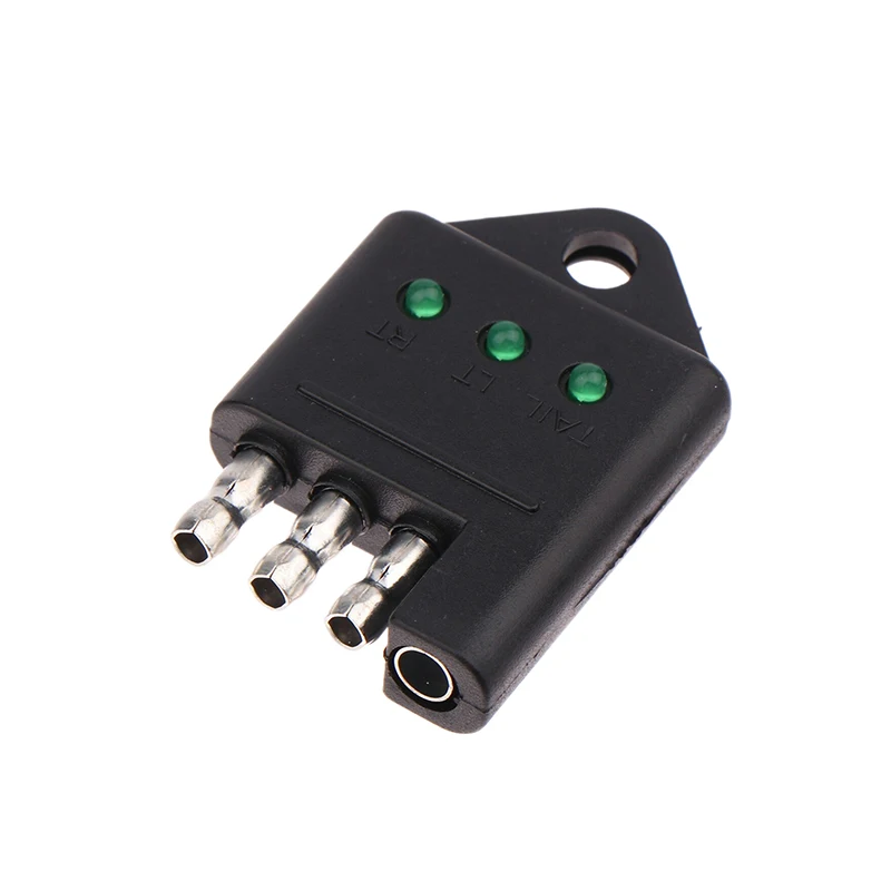 1PC Car Accessories 4 Pin Trailer Light Wire Circuit Tester 4 Way Trailer Tester Connector Trailer Wiring Tester