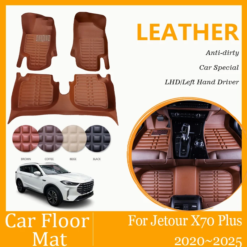 

Car Floor Mats Fit For Jetour X70 Plus 2020 2021 2022 2023 2024 2025 Waterproof Pad Foot Carpet Tappeto Car Accessories Interior