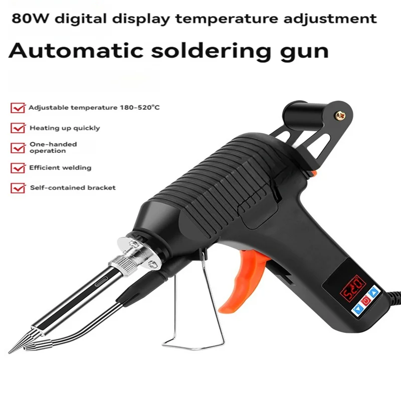 

80/120W Automatic Send Tin Welding Station Solder Professional Soldering Iron Gun Digital Display Electric welder Tools