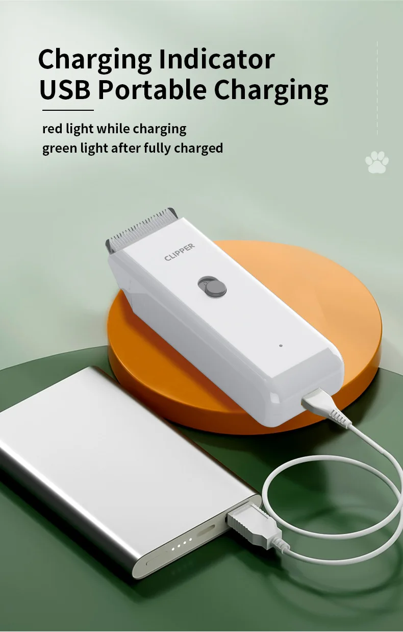 Tierpflege-Elektroschermaschine für Kätzchen und Welpen, Geräuscharm, Wasserdicht, Professionelle Haarschneidemaschine – Detail 7