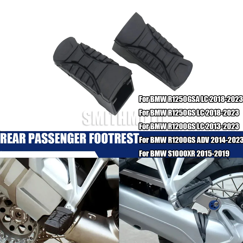 

Rear Passenger Footrests Rubber Cover For BMW R1200GS R1250GS Adventure GS/GSA R1200 R1250 LC ADV 2013-2022 S1000XR 2015-2019