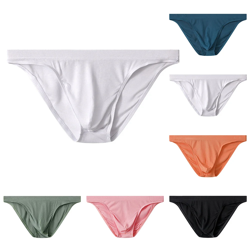 

Mens Basic Low Rise Briefs Breathable Comfortable Underwear Cotton Solid Color Sporty And Breathable Panties