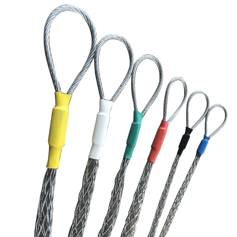 Bộ kéo lưới kim loại Bộ dụng cụ kéo cáp kéo Grip Sock Dây lưới mắt linh hoạt Chống gỉ