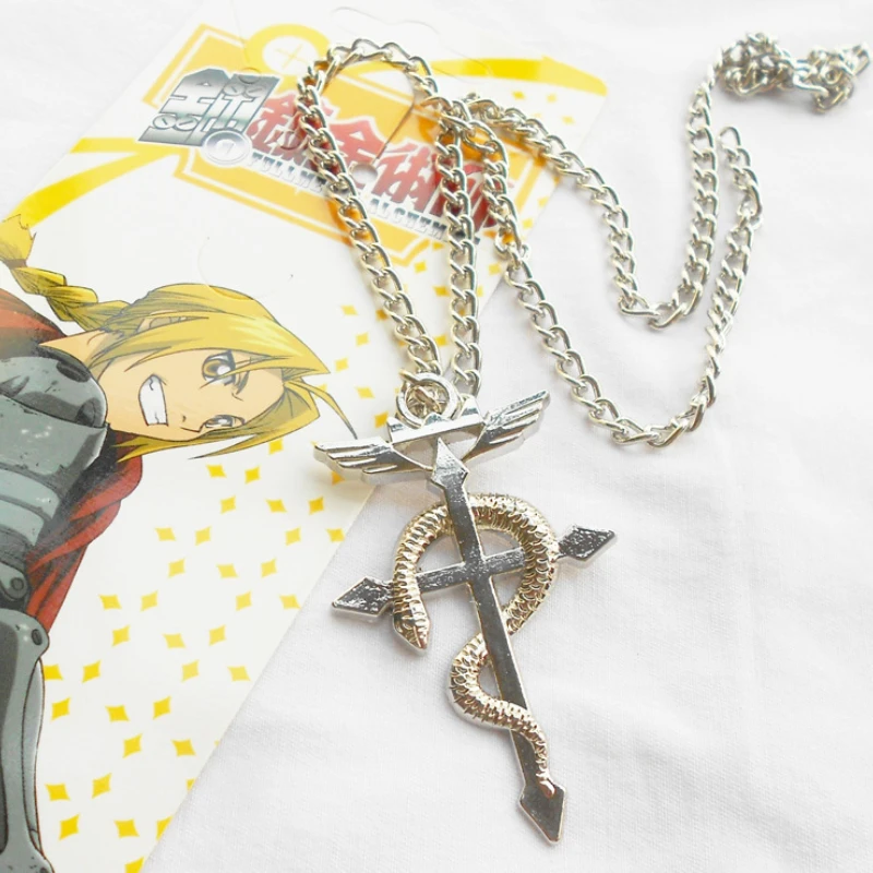 Fullmetal Alchemist Necklaces for Man Women Anime Peripheral Jewelry Edward Elric Cosplay Necklace Pendants Accessories Gifts