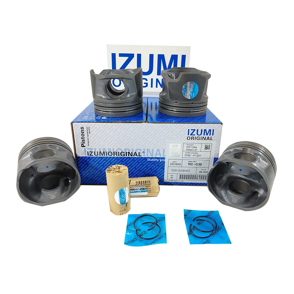 

IZUMI Original 1KD-0.5 13101-OL030 piston engine izumi parts 2KD K25 Engine Rebuild Kit piston for TOYOTA ENGINE