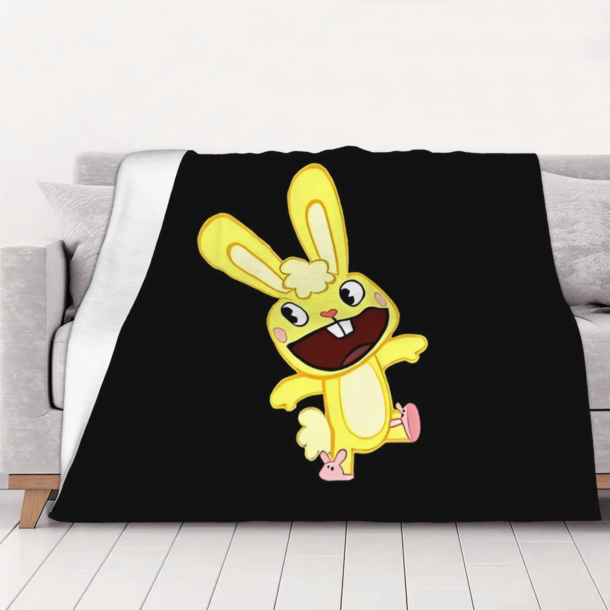 1PC home Cutecore Cuddles Happy Tree Friends Happy Tree Friends Blanket Super Cosy Plush Home Living Room Sofa halloween