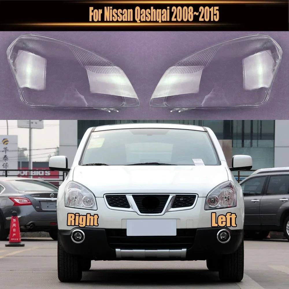 for-nissan-qashqai-2008~2015-headlamp-cover-transparent-lamp-headlight-shell-lens-plexiglass-replace-the-original-lampshade