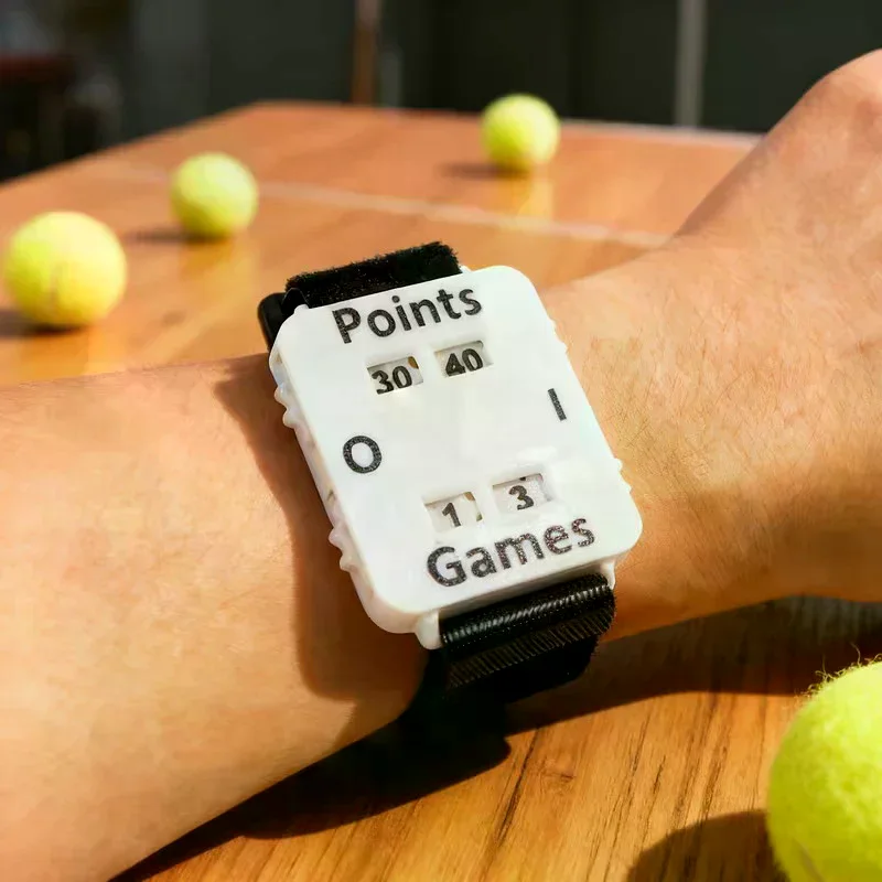 Portable Wristband Score Tracker for Cricket Tennis Padel, Handy Sports Scorer for Coaches Referees Players