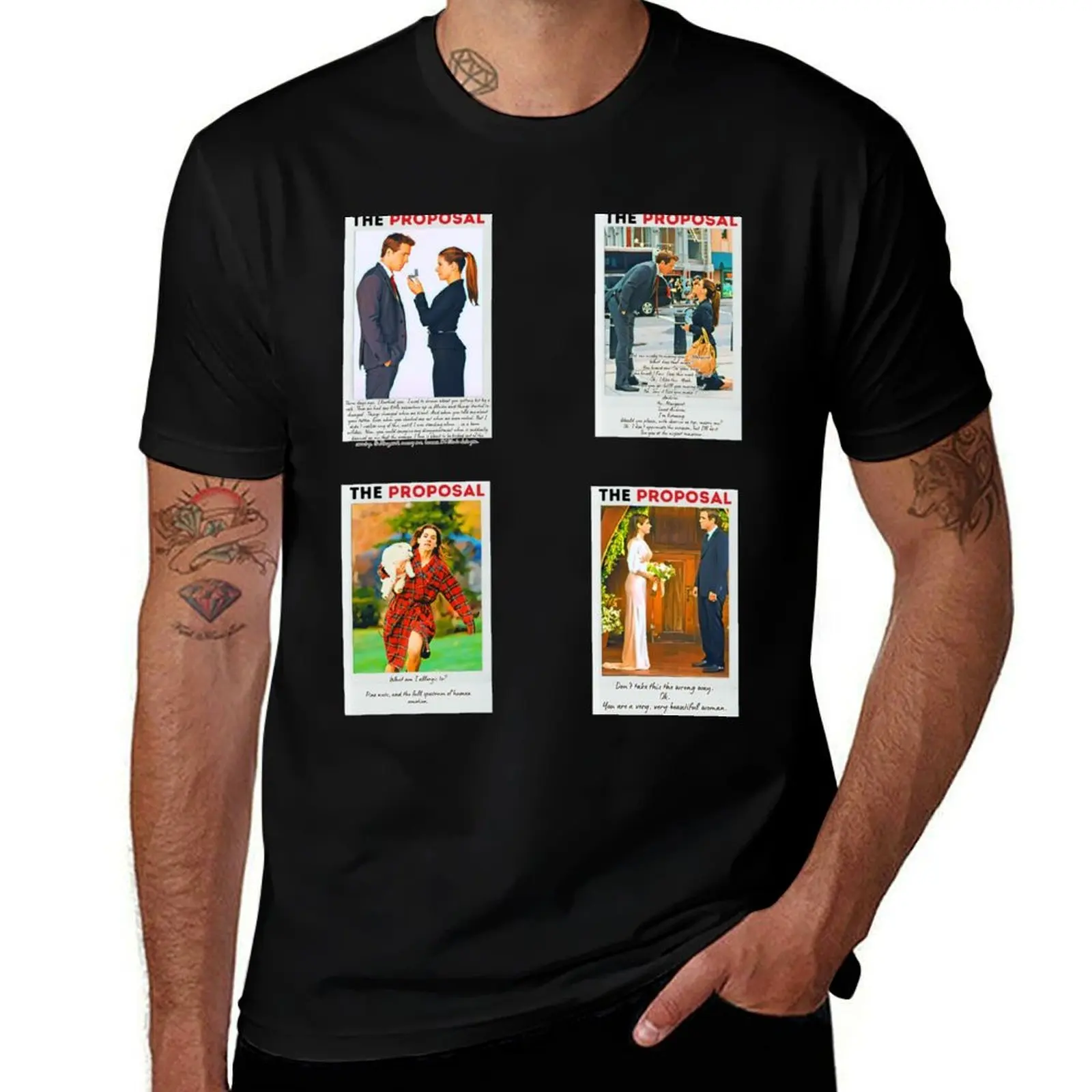 The Proposal Movie Sticker Set / T Shirt T-Shirt graphic t shirts for man T-Shirt
