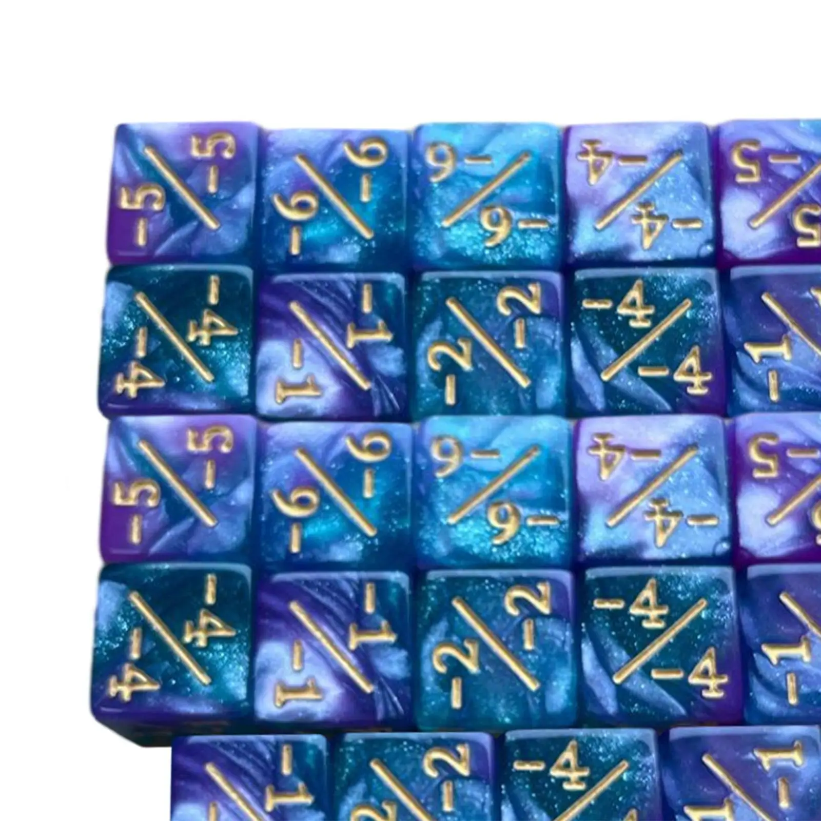 24x النردات عداد النرد الرياضيات التدريس D6 لعبة تعليمية لعب الأدوار تتبع