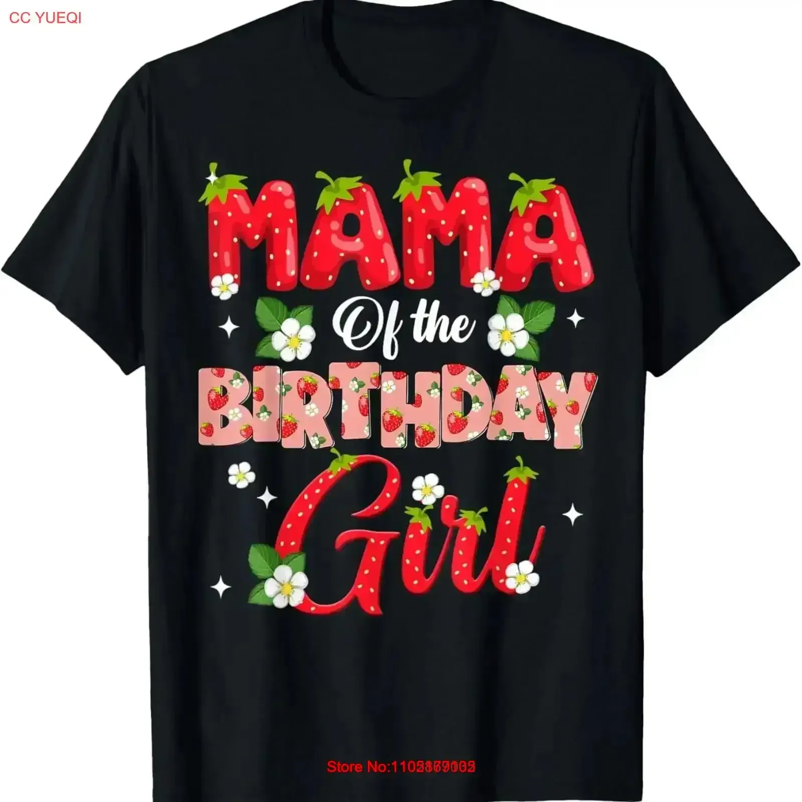 Mom Dad Mama Birthday Girl Strawberry Berry Sweet One Two T Shirt vintage Washed designer clothes fashion Stylish Slightly