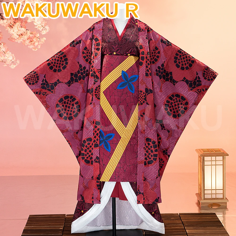 

Umee Косплей Костюм Аниме Косплей WakuWaku-R Женская Униформа Кимоно Демон Даки Костюм Umee Косплей