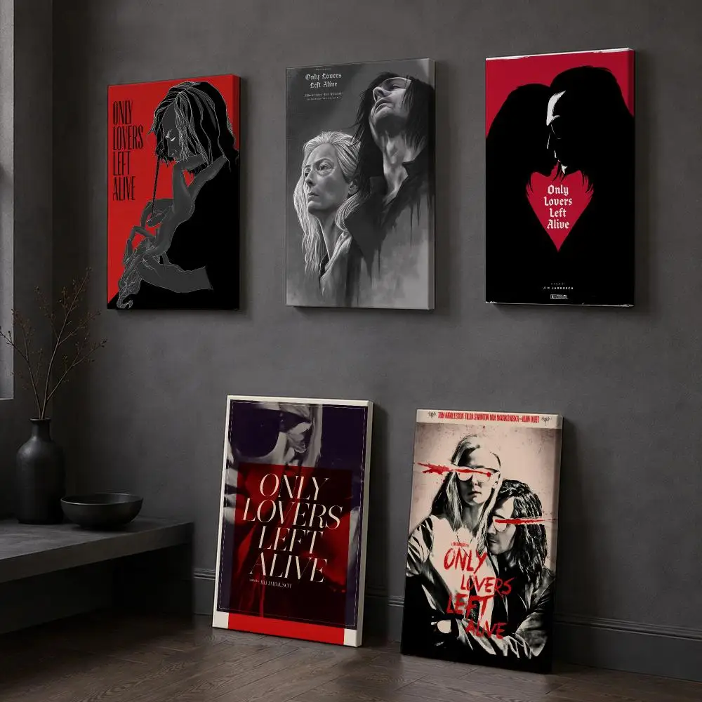 Movie O-Only Lovers Left Alive Framed Wall Painting Modern Framed Canvas Wall Art Print Home Decoration Poster Living Room